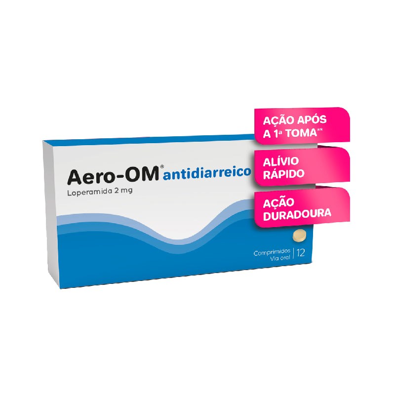 Aero-OM Antidiarreico x 12 Comprimidos