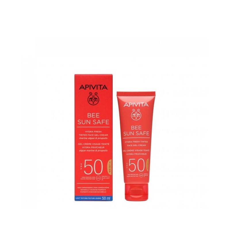 Apivita Bee Sun Safe Hydra Fresh Creme Com Cor SPF50 50mL