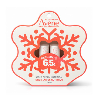 Avène Cold Cream Bálsamo Lábios 2x4g - Nutrição & Proteção