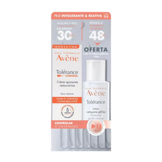 Avène Tolérance Control Creme 40mL Oferta Loção de Limpeza 100mL