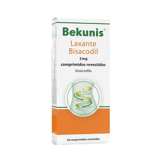 Bekunis Laxante Bisacodil 5mg x 20 Comprimidos Revestidos