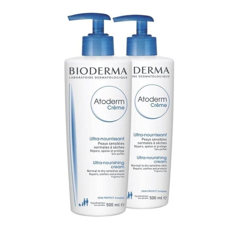 Bioderma Atoderm Pack Creme Hidratante 2x500mL