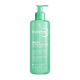 Bioderma Sébium Gel Moussant Actif 400mL – Limpeza Anti-Imperfeições