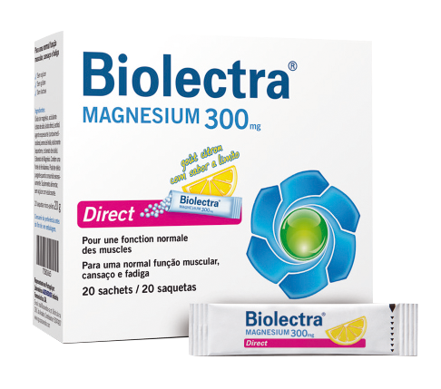 Biolectra Magnesium 300 Direct 20 Saquetas  X2 PROMO