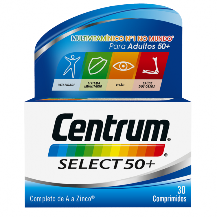 Centrum Select 50+ 30 Comprimidos Revestidos