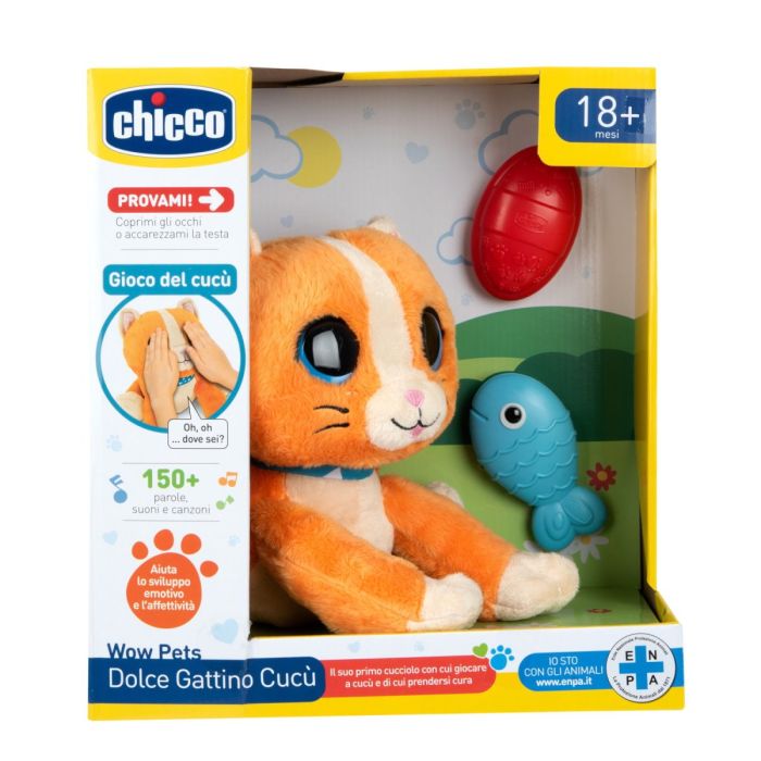 Chicco Gatinho Cucu Peluche Interativo