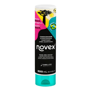 Novex Condicionador Santo Black Poderoso 300mL – Hidratação & Brilho