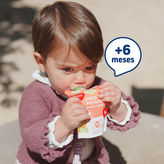 Smileat Saqueta Morango e Banana 100g