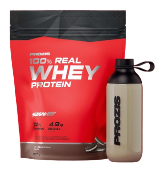 Prozis100% Real Whey Protein 907g Bolacha e Nata