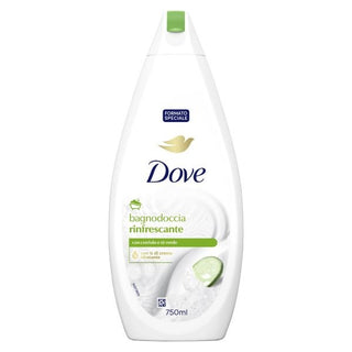 Dove Refreshing Gel de Banho 750mL – Pepino & Chá Verde