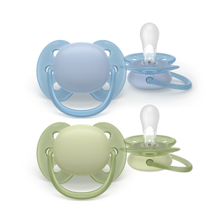 Philips Avent Chupeta Soft 0-6 meses x2 - Azul e Verde
