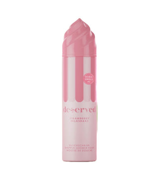 Deserved Espuma de Banho Strawberry Milkshake 250mL – Nutrição & Suavidade