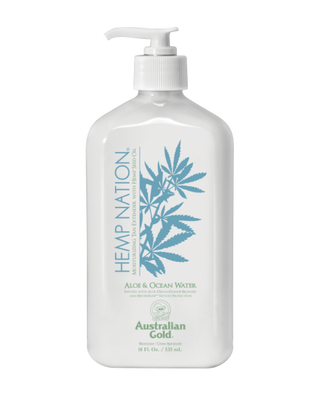 Australian Gold Hemp Nation Aloe & Ocean Water 535mL – After-Sun Bronzeador
