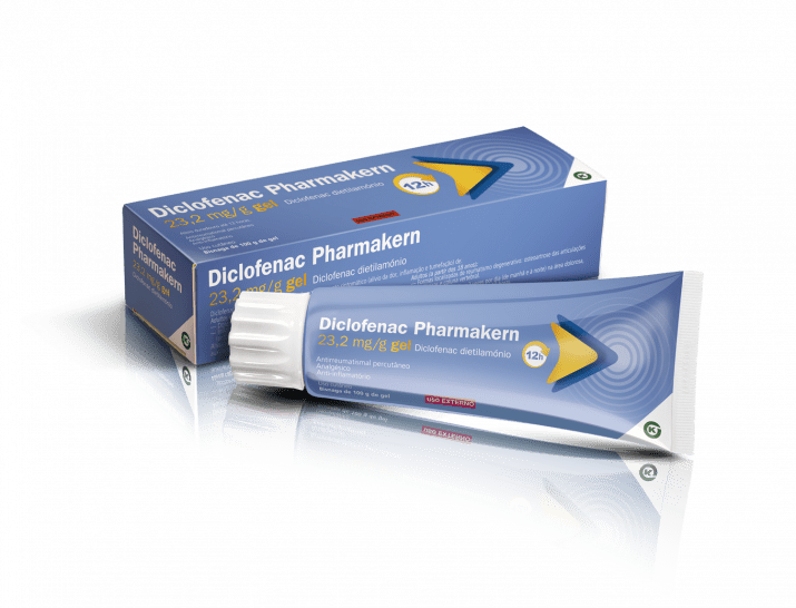 Diclofenac Pharmakern 23,2mg/g Gel Bisnaga 100g