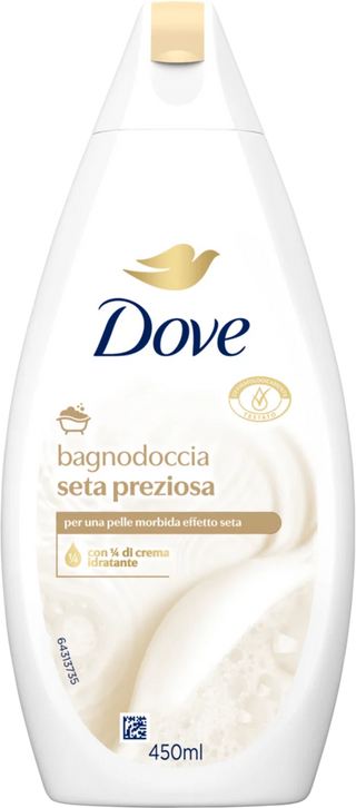 Dove Silk Gel de Banho 450mL – Hidratação & Efeito Seda