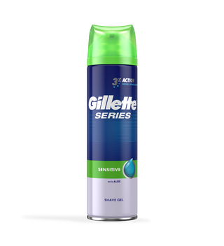 Gillette Series Sensitive Gel de Barbear 200mL – Suavidade & Frescura