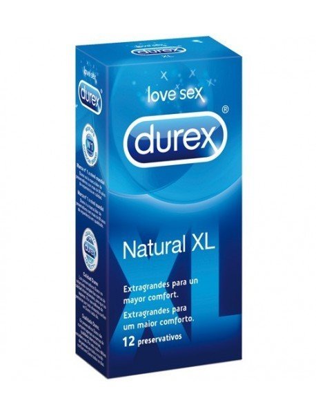 Durex Preservativo Natural XL x 12 Unidades