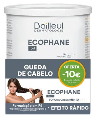 Ecophane Fort Suplemento Cabelo e Unhas 90 Doses Preço Especial