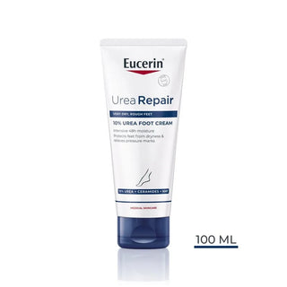 Eucerin UreaRepair Creme de Pés 10% 100mL – Hidratação Intensa & Reparação