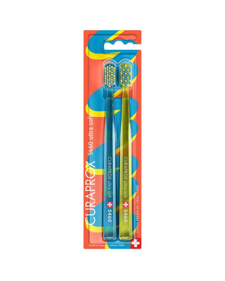 Curaprox CS5460 Escova Dentes Health & Happiness x2