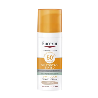 Eucerin Sun Gel-Creme Toque Seco SPF50+ Cor Média 50mL