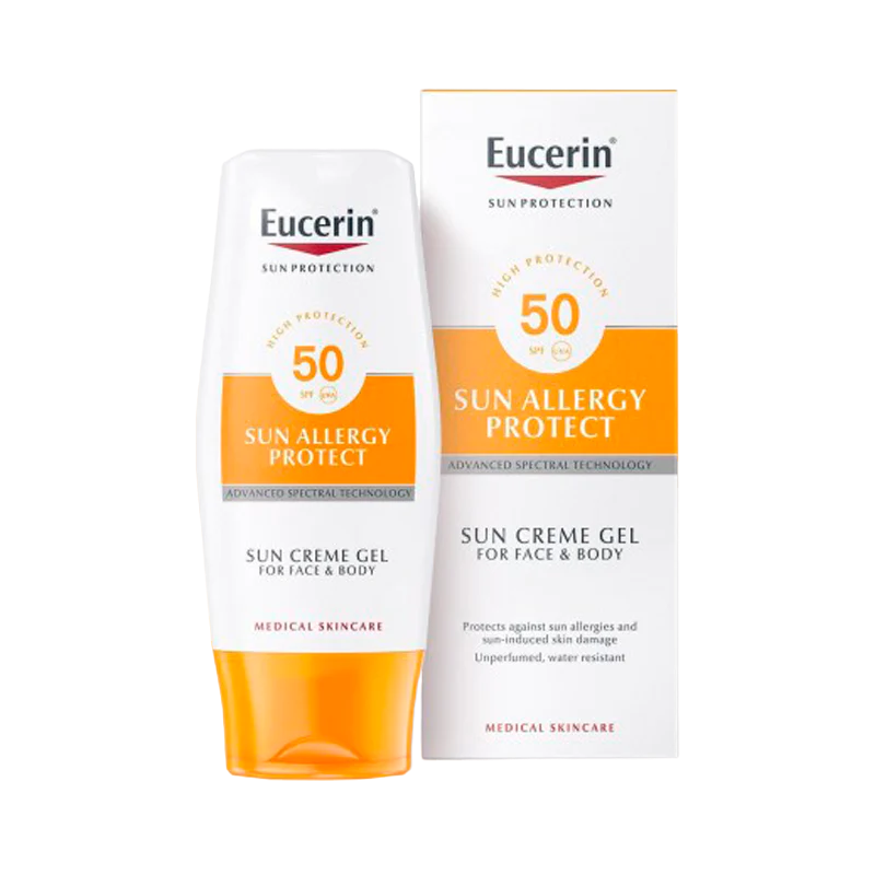 Eucerin Sun Gel-Creme Proteção Alergias FPS50+ 150 mL