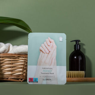 The Saem Pure Natural Máscara de Mãos 8g – Hidratação & Suavidade