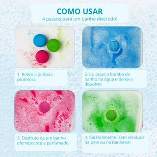Chicco POP Bombas de Banho Divertidas - Diversão e Relaxamento Infantil