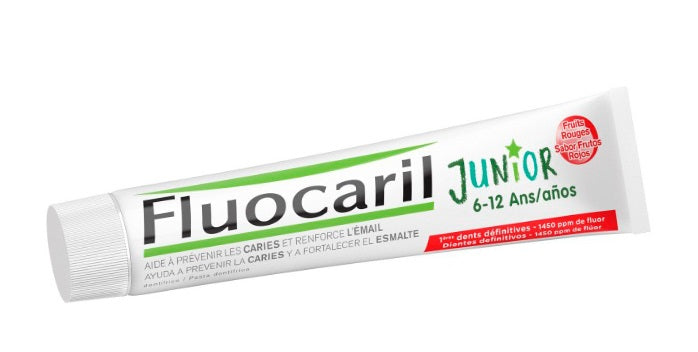 Fluocaril Junior Pasta Dentes Frutos Vermelhos 75ml Pack Duplo