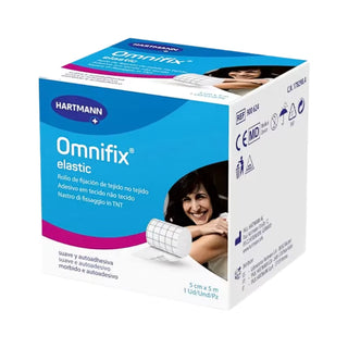 Omnifix Adesivo Elastic 5cm x 5m - Adesivo Hipoalergénico