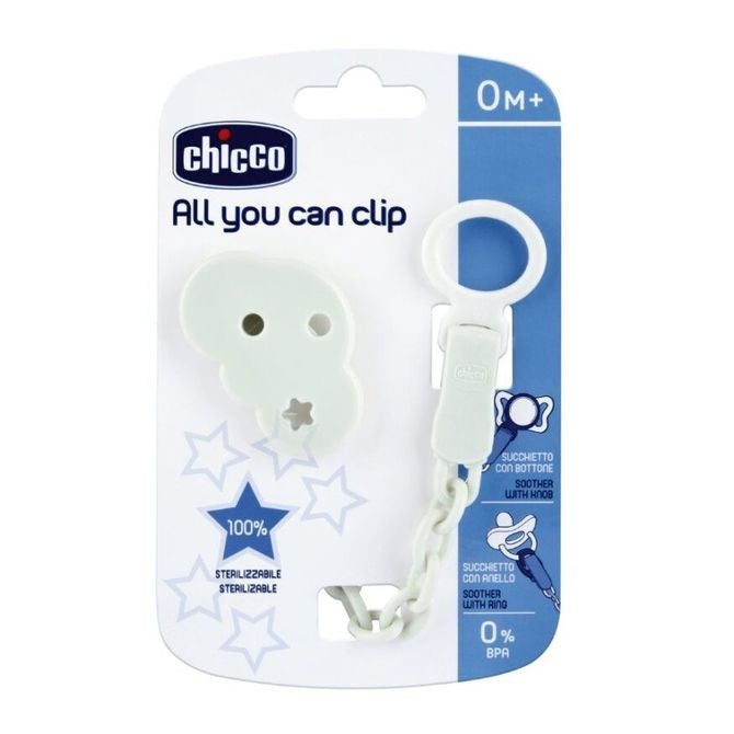 Chicco All You Can Clip - Clip Chupeta Nuvem +0m