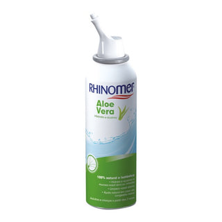 Spray nasal Rhinomer Aloe Vera – Alívio natural da congestão nasal, hidratação e limpeza das fossas nasais.