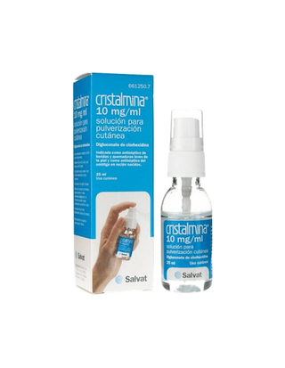 Cristalmina Clorexidina 10 mg/ml Spray Antisséptico 25 ml