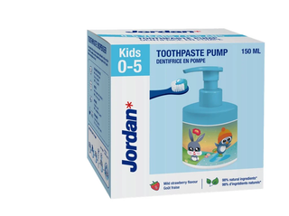 Jordan Pasta de Dentes com Doseador 0-5 Anos – 150 ml