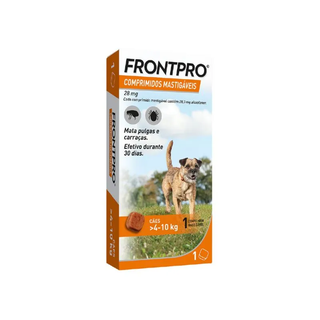 Frontpro 28mg Cão 4-10kg – Pulgas & Carraças