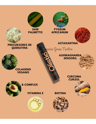 Olistic Women Suplemento Capilar 25 mL x 84 Ampolas | Fórmula Antiqueda para Mulheres