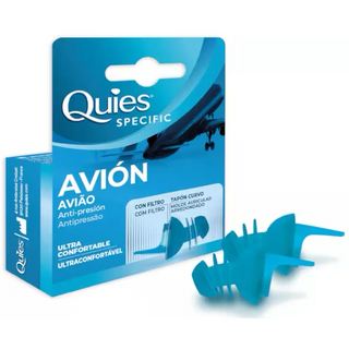 Quies Tampões de Ouvido Anti-Pressão para Avião – Adulto (1 Par)