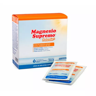 Magnésio Supremo Potássio+ para Energia e Função Muscular 24 Saquetas
