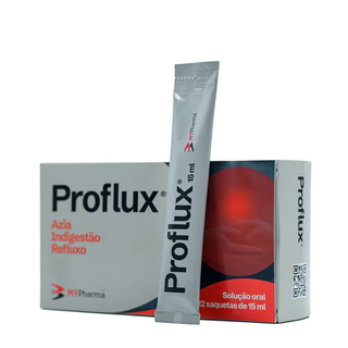 Proflux Saquetas para Refluxo Gastroesofágico Baunilha 15 ml x12