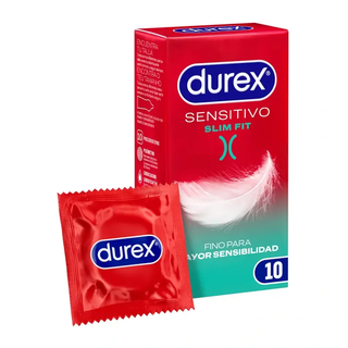 Durex Sensitivo Slim Fit x10 – Preservativos Justos e Ultra Finos