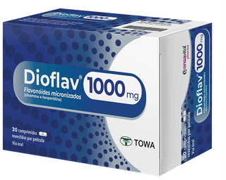 Dioflav 1000mg – tratamento da insuficiência venosa e alívio de hemorroidas