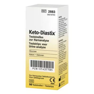 Ketostix Tiras Reagentes para Urina – 50 Unidades