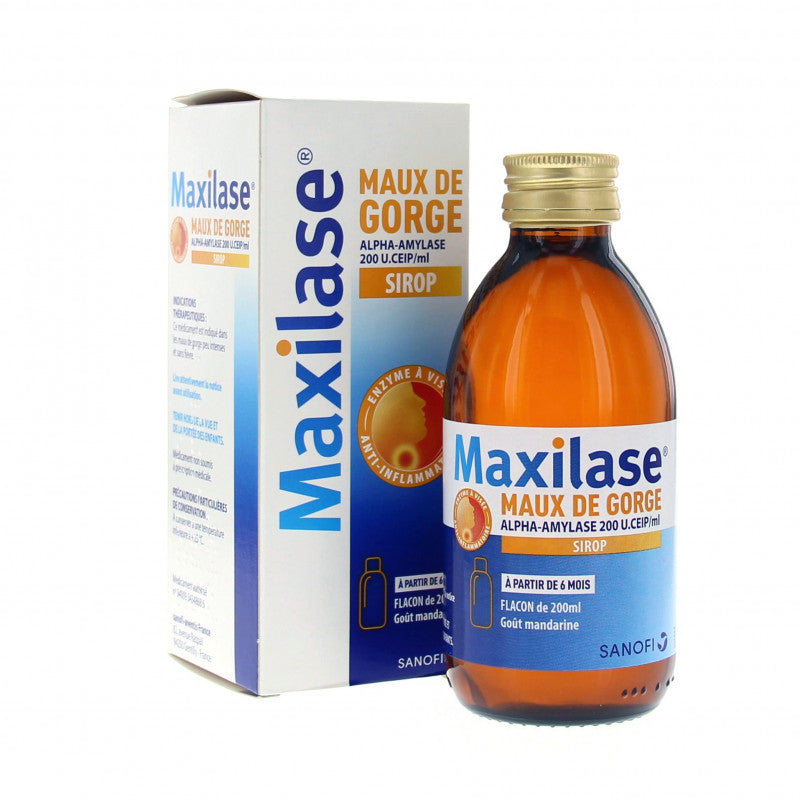 Maxilase Xarope 200 ml – Alfa-Amilase | A Tua Farmácia – A TUA FARMÁCIA