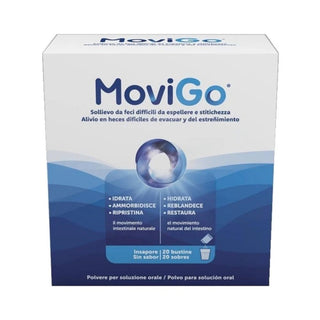 MoviGo Macrogol 3350 – 20 Saquetas para Solução Oral