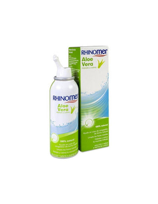 Spray nasal Rhinomer Aloe Vera – Alívio natural da congestão nasal, hidratação e limpeza das fossas nasais.