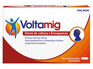 Voltamig 250mg 20 comprimidos – Tratamento para cefaleias e enxaqueca