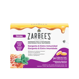 Zarbee’s Mel e Limão Garganta & Extra Imunidade – 24 Pastilhas