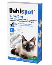Desparasitante Interno para Gatos Dehispot 60/15 mg Pipeta