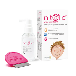 Nitolic Spray Anti-Piolhos 100ml com Pente