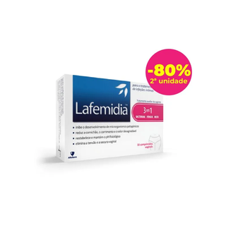 Lafemidia Comprimidos Vaginais para Conforto Íntimo – 2 x 10 Unidades